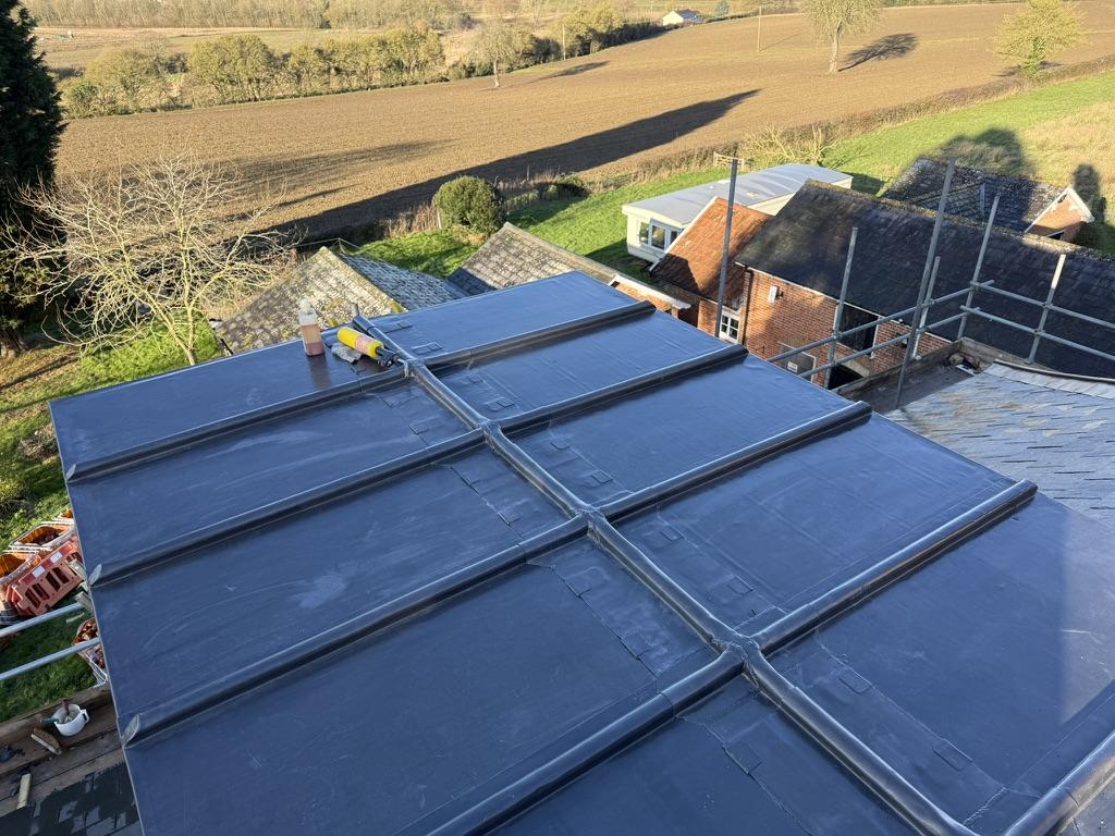 Roof Restoration at The Lodge, Earl Stonham