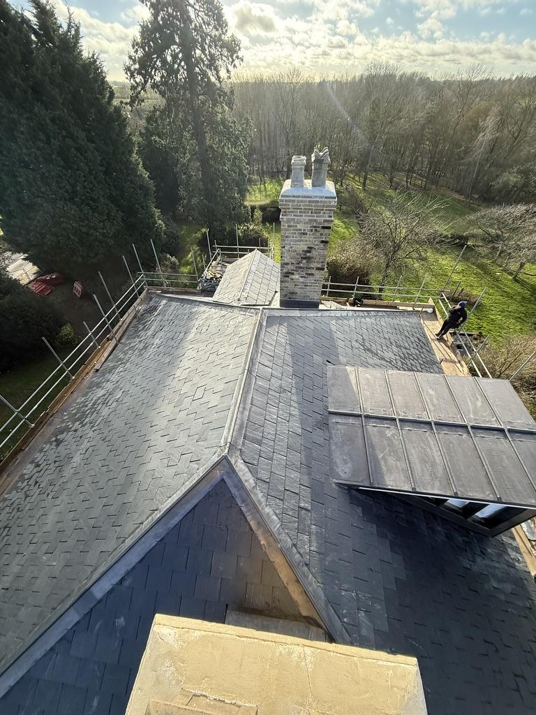 Roof Restoration at The Lodge, Earl Stonham