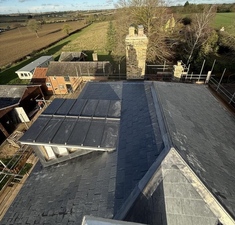 Roof Restoration at The Lodge, Earl Stonham