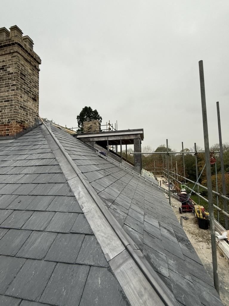 Roof Restoration at The Lodge, Earl Stonham