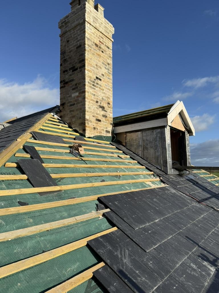 Roof Restoration at The Lodge, Earl Stonham
