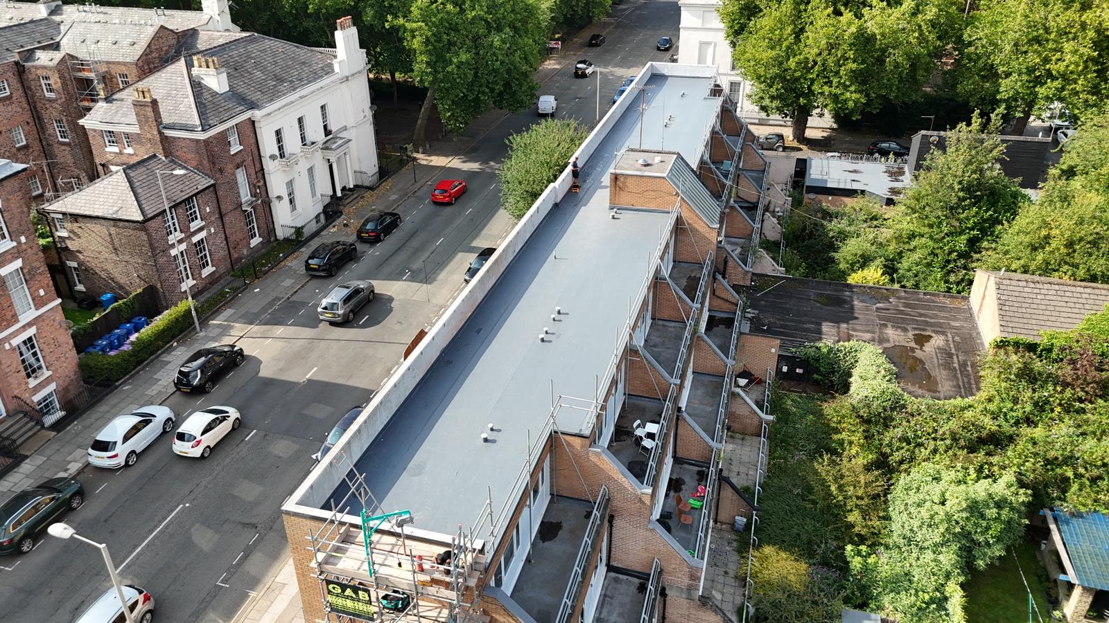 Single Ply Roof Covering in Grove Street